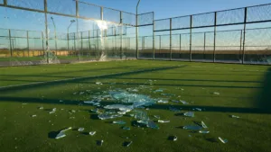 Meyzieu : terrain de padel vandalisé, le maire promet de retrouver les auteurs