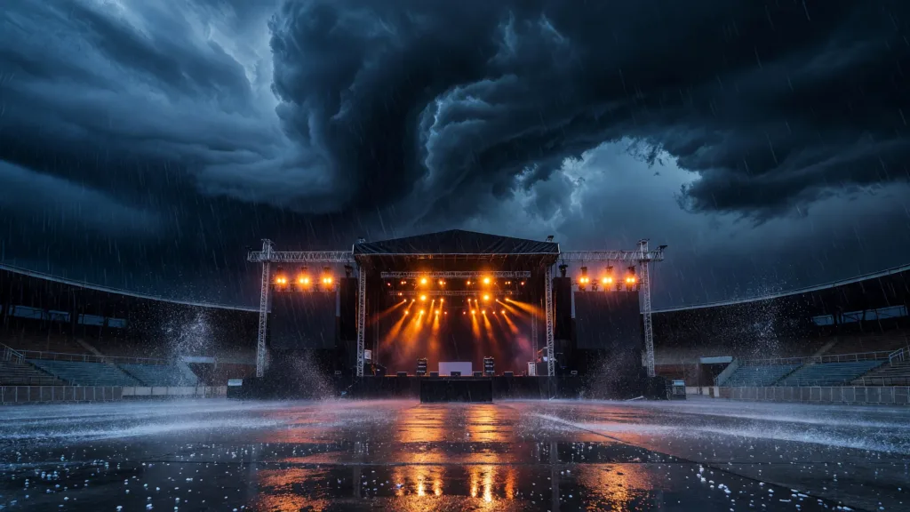 Milan : le concert de Bad Bunny évacué en pleine tempête de grêle