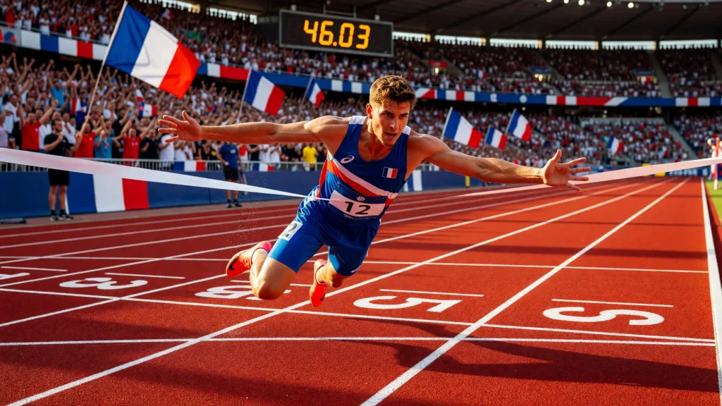 Milann Klemenic explose le record de France U20 du 400 m en 46''03