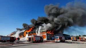 Mitry-Mory : incendie dans un entrepôt près de Roissy, bus déviés