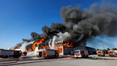 Mitry-Mory : incendie dans un entrepôt près de Roissy, bus déviés