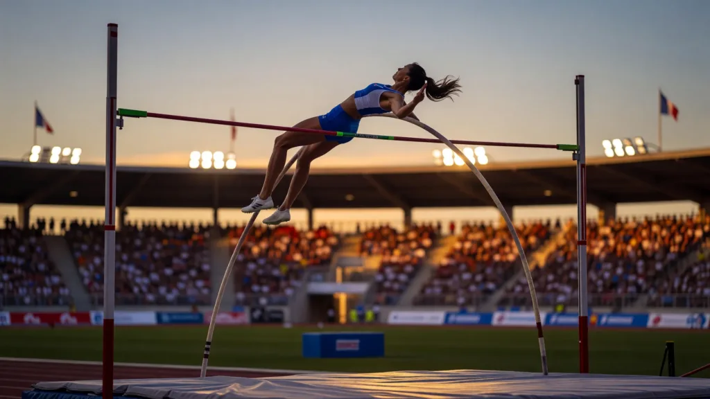 Moana Peyrard bat le record de France U20 à la perche
