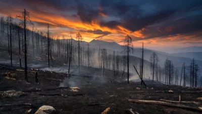 Montcusel : feu de forêt fixé après 24h avec 115 pompiers au pic
