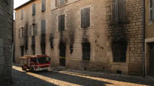 Montpellier : 30 pompiers mobilisés sur un incendie rue de l&rsquo;Aiguillerie