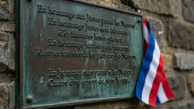 Nancy : hommage aux policiers Justes présidé par le préfet Yves Séguy