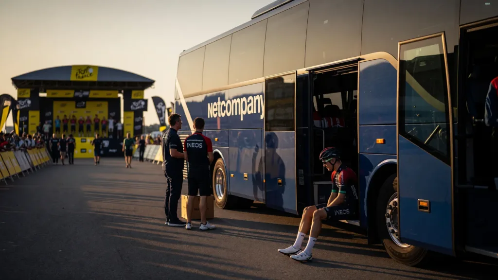 Netcompany-Ineos quitte le Tour 2026 sans une victoire