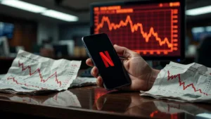 Netflix chute de 9 % : pourquoi Wall Street punit une guidance jugée trop faible