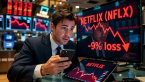 Netflix perd 9% en Bourse après avoir dévoilé un ralentissement de sa croissance