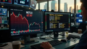 Netflix plonge de 9 % en bourse après des prévisions T3 en deçà des attentes