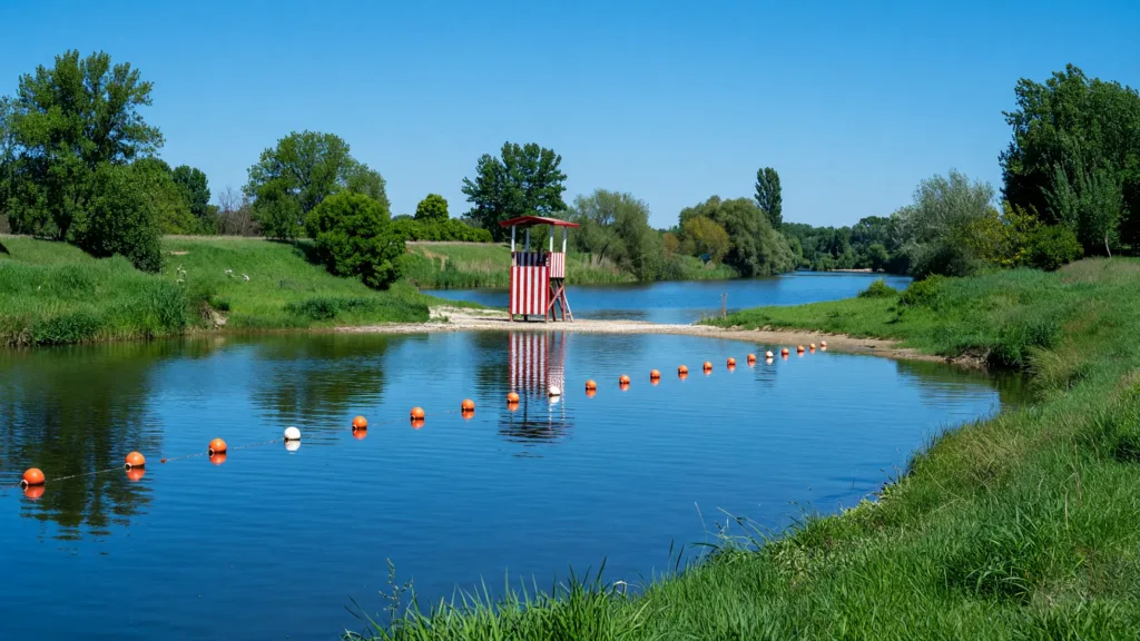 Neuilly-sur-Marne : la ministre de la Citoyenneté visite la baignade naturelle