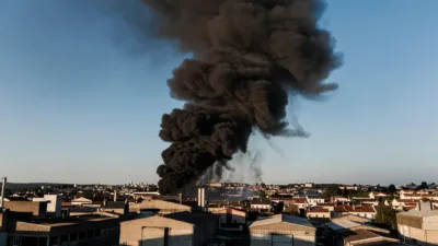 Nevers : incendie majeur à la recyclerie Suez, 80 pompiers mobilisés