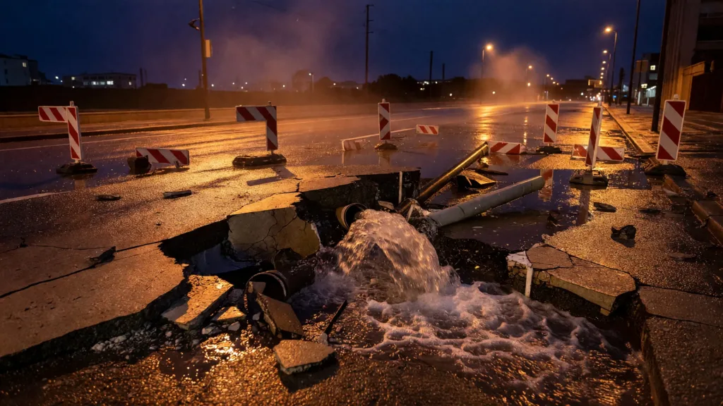 Nice Est et La Trinité : l'eau rétablie après une rupture de canalisation