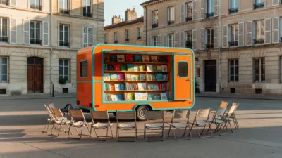 Niort : la caravane Biblio'Bulles s'installe à la Tour Chabot avec 300 livres