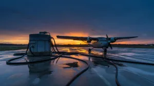 Niort : le premier bombardier d&rsquo;eau ravitaillé au nouveau pélicandrome
