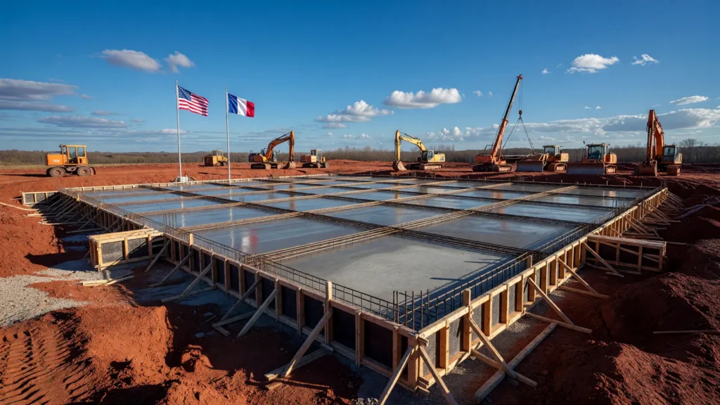 Niort : Pierre Guérin pose la première pierre de son usine américaine