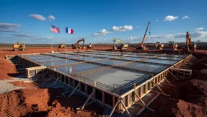 Niort : Pierre Guérin pose la première pierre de son usine américaine