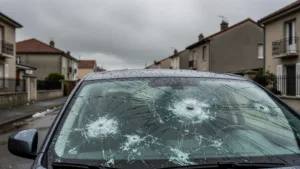 Nord-Isère : des centaines de véhicules endommagés par la grêle du 16 juillet