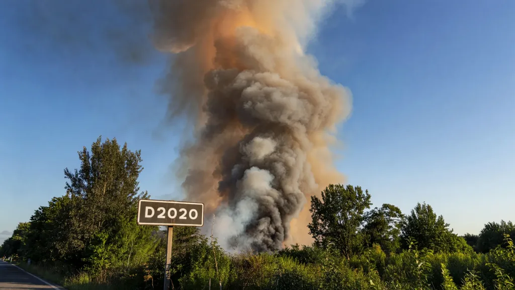 Olivet : un feu de végétation maîtrisé après six heures d'intervention