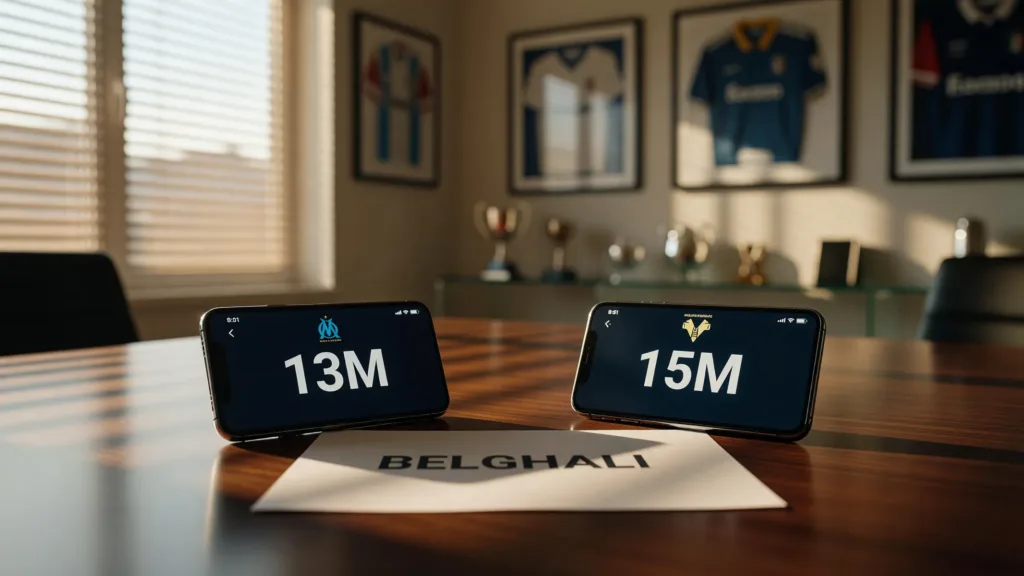 OM-Belghali : 2 millions d'écart bloquent le transfert