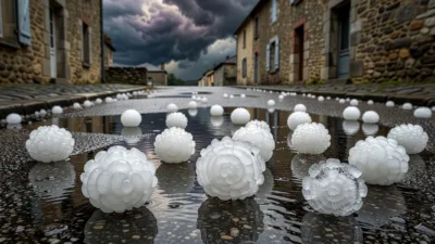 Orages en Ardèche : Météo France explique les grêlons géants tombés sur Aubenas