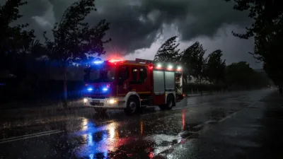 Orages en Loire : 665 interventions des pompiers, 8 000 foyers privés d'électricité