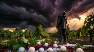Orages violents : 21 départements en alerte, grêlons jusqu&rsquo;à 10 cm prévus