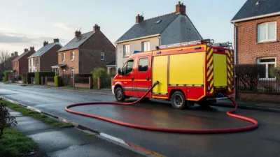 Orry-la-Ville : un feu de maison maîtrisé par les pompiers de l'Oise et du Val-d'Oise