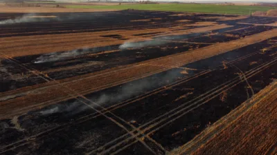 Ozolles : 106 hectares détruits, agriculteurs mobilisés et famille relogée