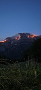 Laruns : feu de végétation maîtrisé sur le plateau d&rsquo;Anze
