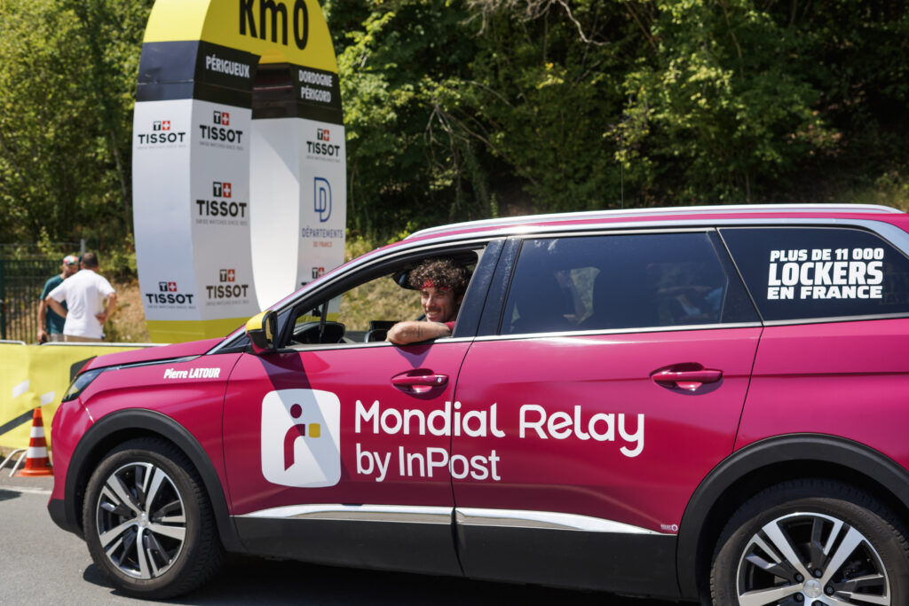 Pierre Latour chauffeur VIP sur le Tour de France 2026