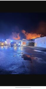 Puy-de-Dôme : l&rsquo;usine Gitral ravagée par un incendie à Orléat
