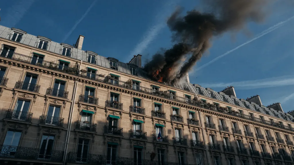 Paris 7e : un feu de terrasse maîtrisé près des Invalides, aucun blessé