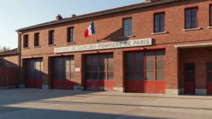 Paris : la ministre Alice Rufo en visite à la caserne Champerret face à la canicule