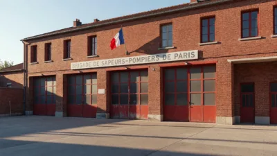 Paris : la ministre Alice Rufo en visite à la caserne Champerret face à la canicule