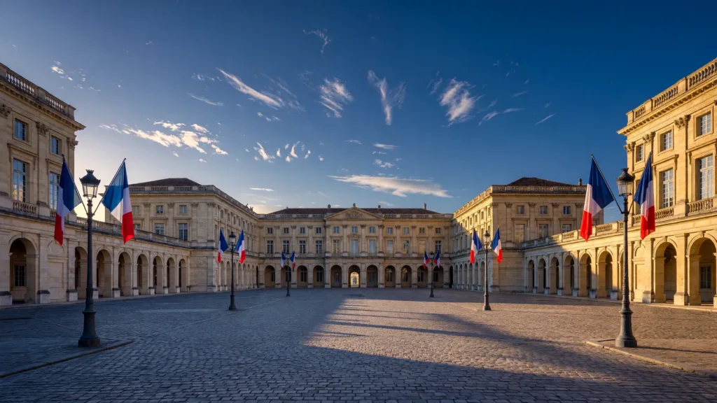 Pau : hommage aux policiers morts pour la France place Royale