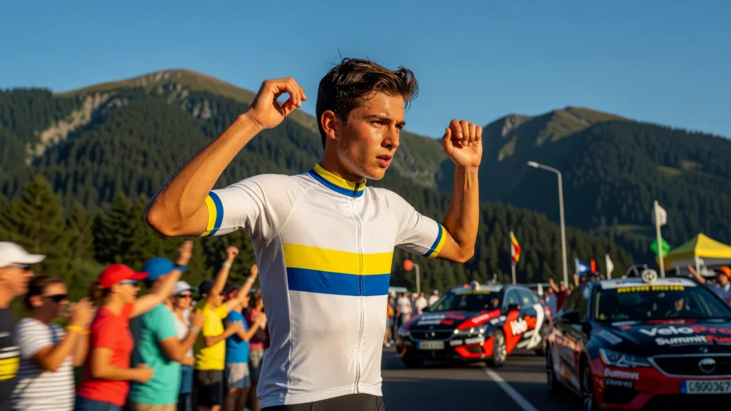 Paul Seixas s'empare du maillot blanc et vise le podium