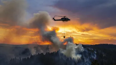 Pérols-sur-Vézère : 3 à 4 ha de forêt brûlés, hélico de la gendarmerie mobilisé