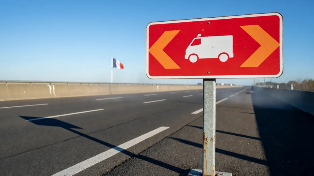 Phalempin : opération sécurité routière sur l'A1 avec le préfet Bertrand Gaume