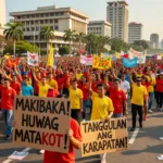 Philippines : 51 arrestations lors des manifestations contre Marcos Jr.