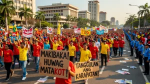 Philippines : 51 arrestations lors des manifestations contre Marcos Jr.
