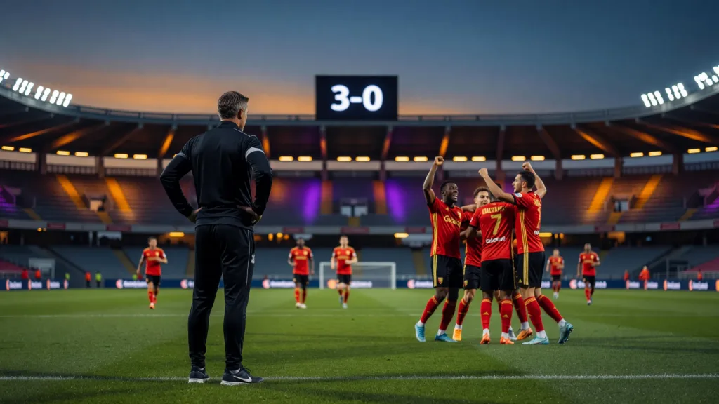 Pierre Sage retrouve Lens : Crystal Palace balayé 3-0