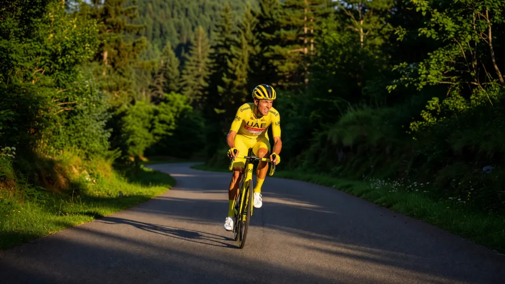 Pogačar écrase le Lioran et égale Indurain avec son 60e jour en jaune