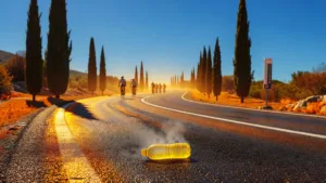 Pogačar gère son avance sous la canicule : stratégie du survival