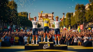 Pogačar remporte son 5e Tour de France, del Toro offre un podium historique au Mexique