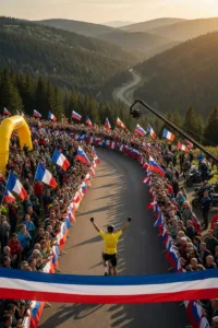 Pogačar s&rsquo;impose au Markstein et salue la foule record