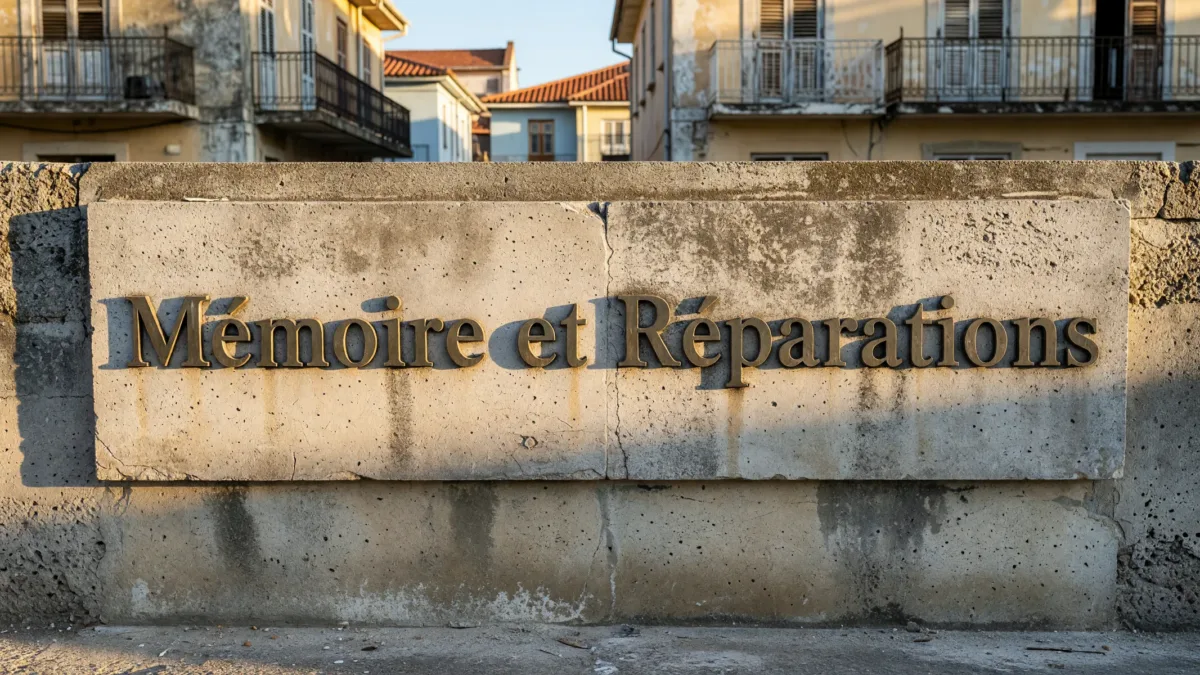 Pointe-à-Pitre : une stèle « Mémoire et Réparations » inaugurée à Bergevin