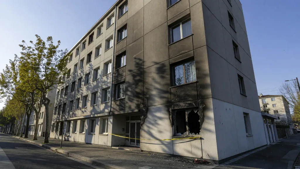 Poitiers : un appartement détruit dans un incendie aux Couronneries, 12 personnes incommodées