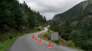 Pyrénées-Orientales : un grumier renversé coupe la RD66