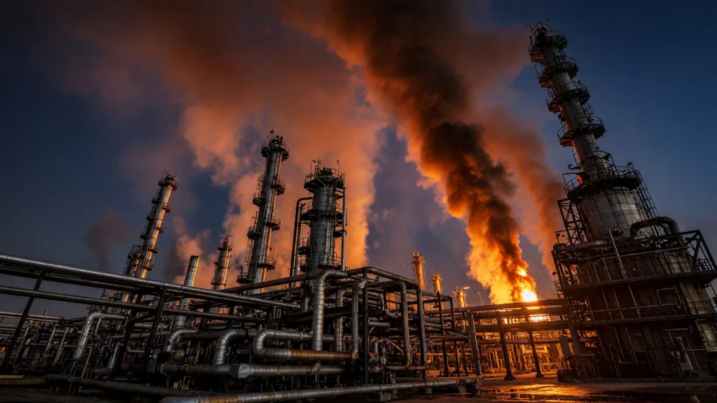 Raffineries russes en feu : Moscou interdit ses exports de diesel