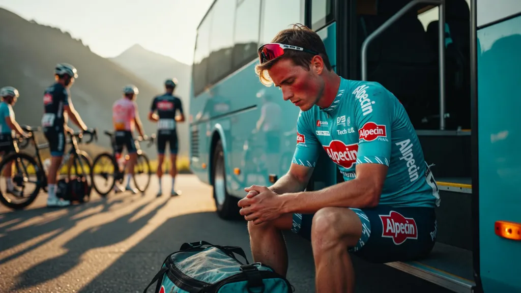 Ramses Debruyne abandonne le Tour de France fiévreux